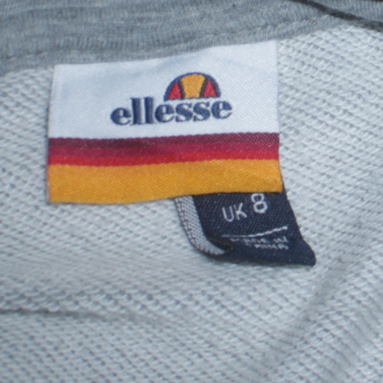 Womens UK Size 8 ellesse Grey Pullover Hoodie