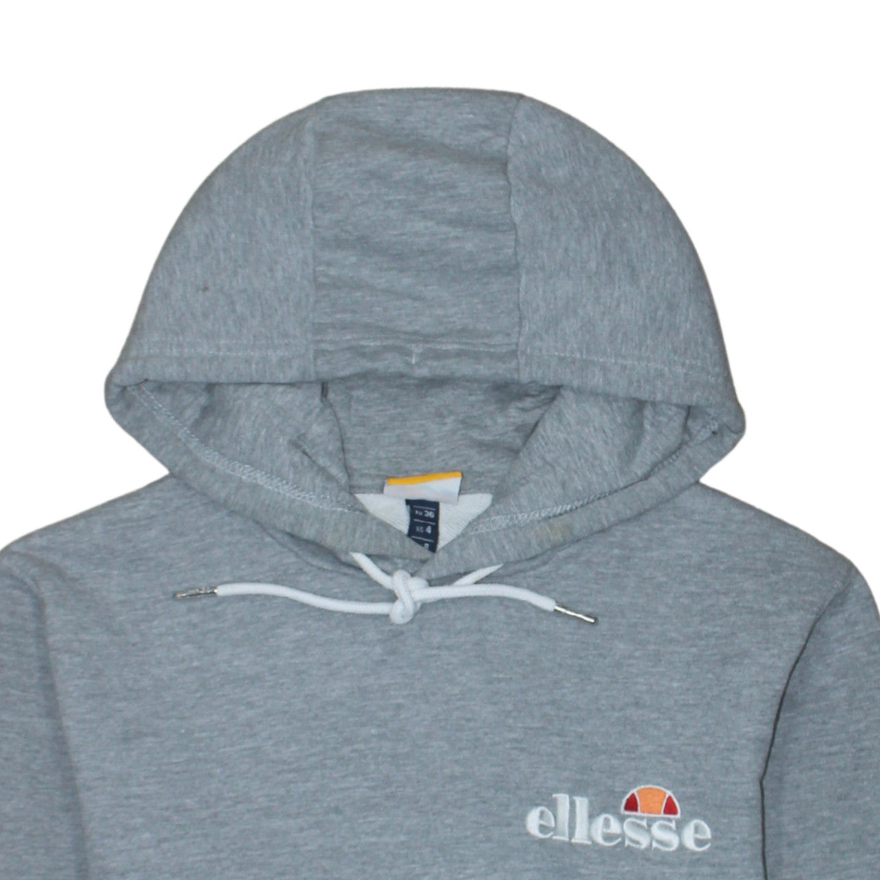 Womens UK Size 8 ellesse Grey Pullover Hoodie