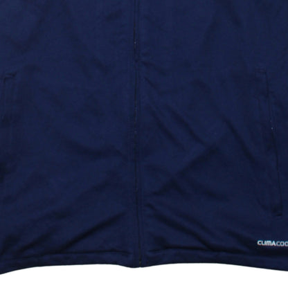 Adidas Boys Blue Clima365 Track Jacket 13-14 Years Full Zip Lightweight Top