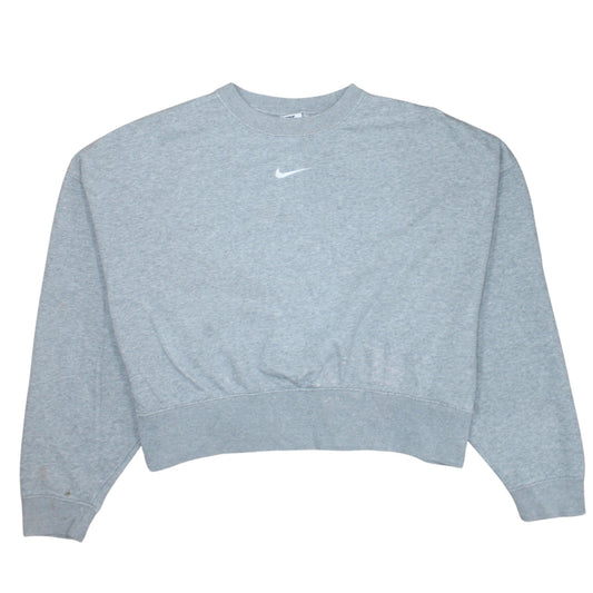 Womens UK Size XS Nike Grey Pullover Sweatshirt