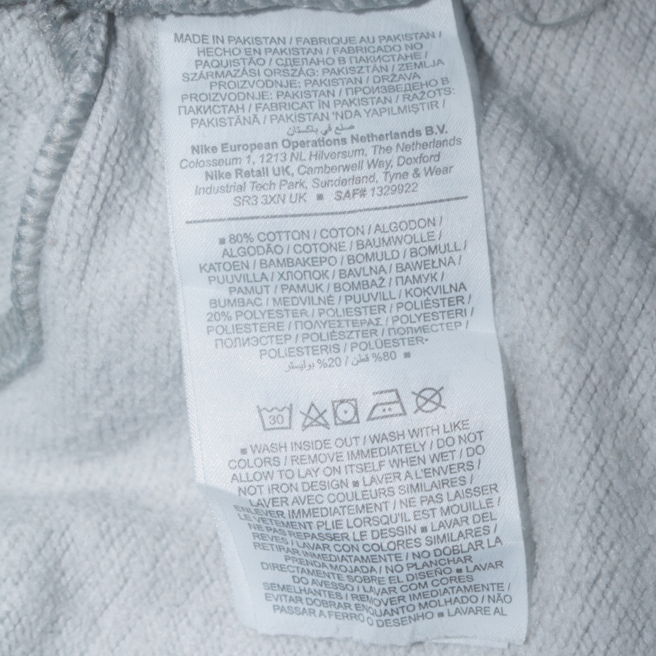 Womens UK Size XS Nike Grey Pullover Sweatshirt