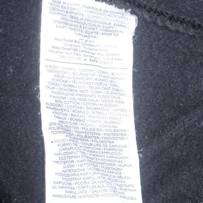Mens UK Size S Nike Black Pullover Hoodie