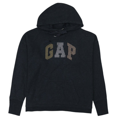 Womens UK Size XS Gap Black Pullover Hoodie