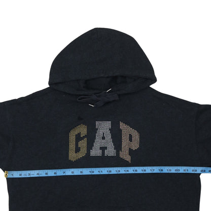 Womens UK Size XS Gap Black Pullover Hoodie