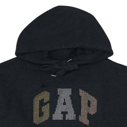 Womens UK Size XS Gap Black Pullover Hoodie