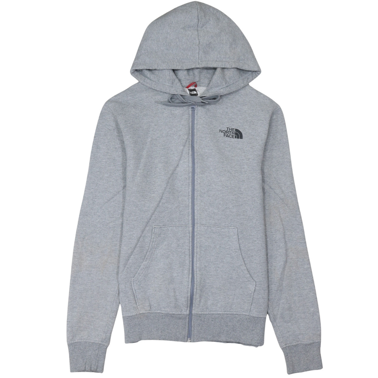 Mens UK Size S The North Face Grey Full Zip Hoodie