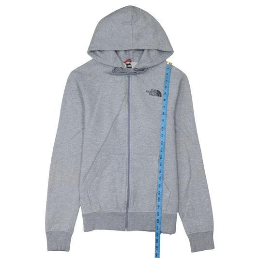 Mens UK Size S The North Face Grey Full Zip Hoodie