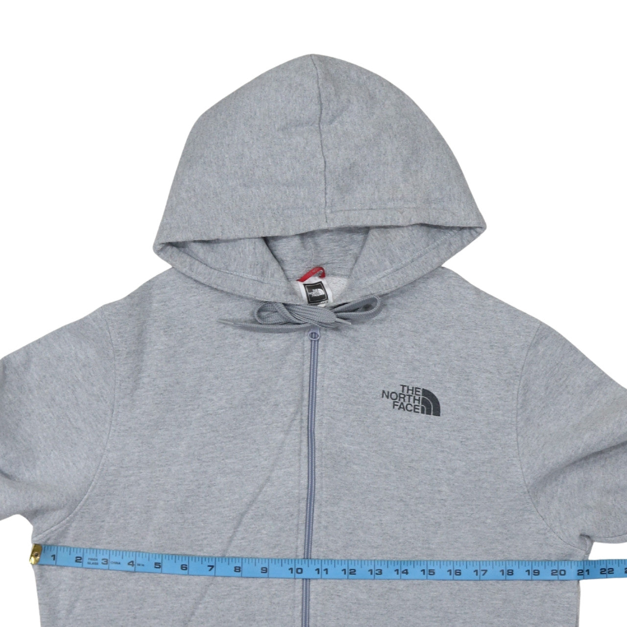 Mens UK Size S The North Face Grey Full Zip Hoodie