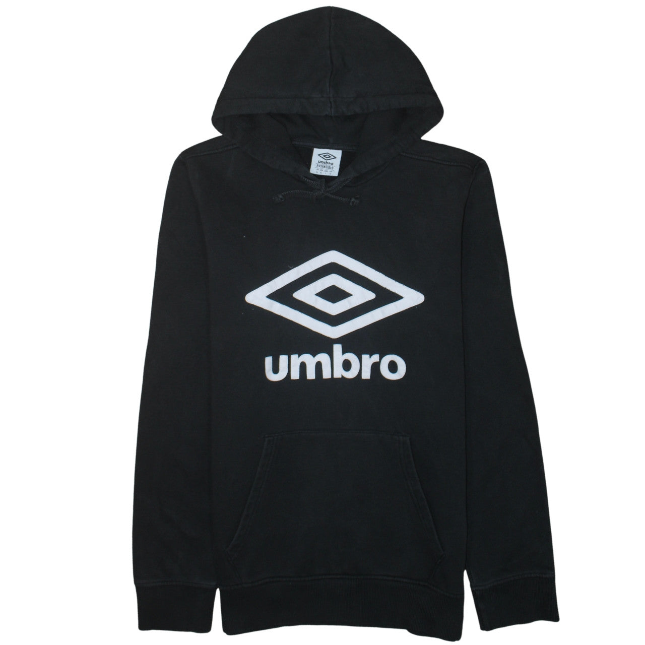 Mens UK Size M Umbro Black Pullover Hoodie