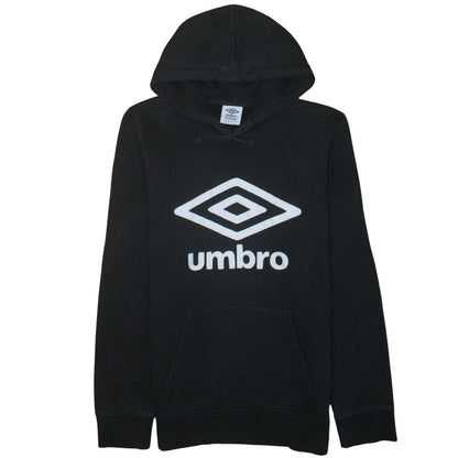 Mens UK Size M Umbro Black Pullover Hoodie