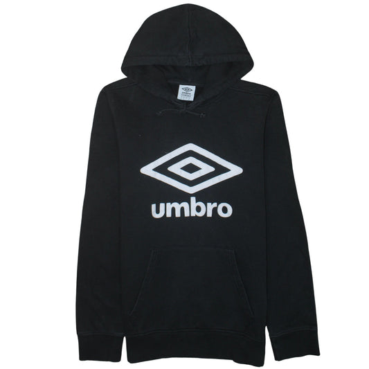 Mens UK Size M Umbro Black Pullover Hoodie