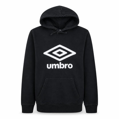 Mens UK Size M Umbro Black Pullover Hoodie
