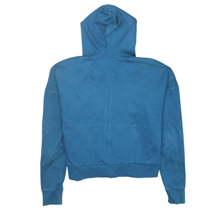Womens UK Size S Nike Blue Full Zip Hoodie