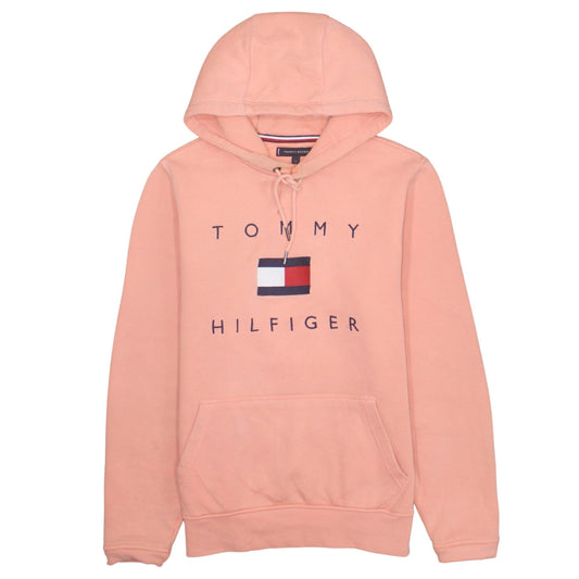 Mens UK Size S Tommy Hilfiger Pink Pullover Hoodie