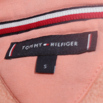 Mens UK Size S Tommy Hilfiger Pink Pullover Hoodie