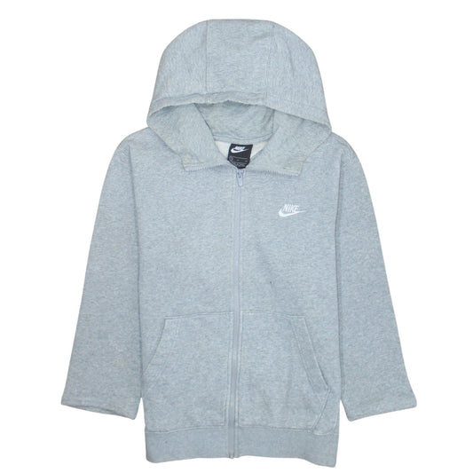 Mens UK Size S Nike Grey Full Zip Hoodie