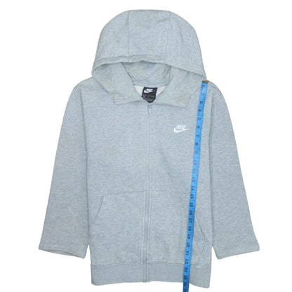 Mens UK Size S Nike Grey Full Zip Hoodie