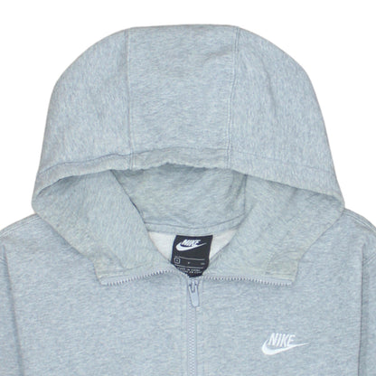 Mens UK Size S Nike Grey Full Zip Hoodie