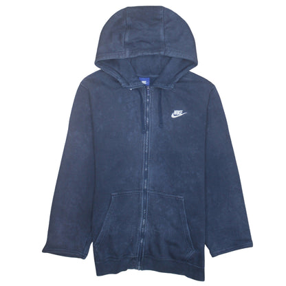 Mens UK Size M Nike Blue Full Zip Hoodie