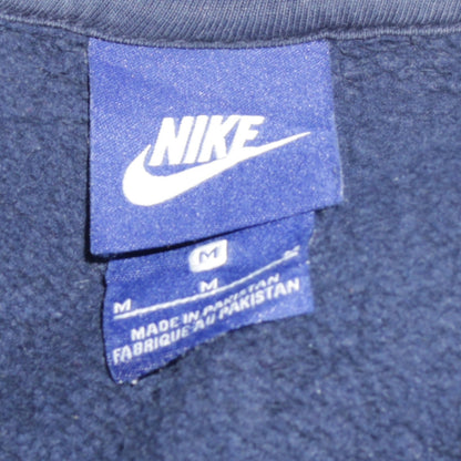 Mens UK Size M Nike Blue Full Zip Hoodie