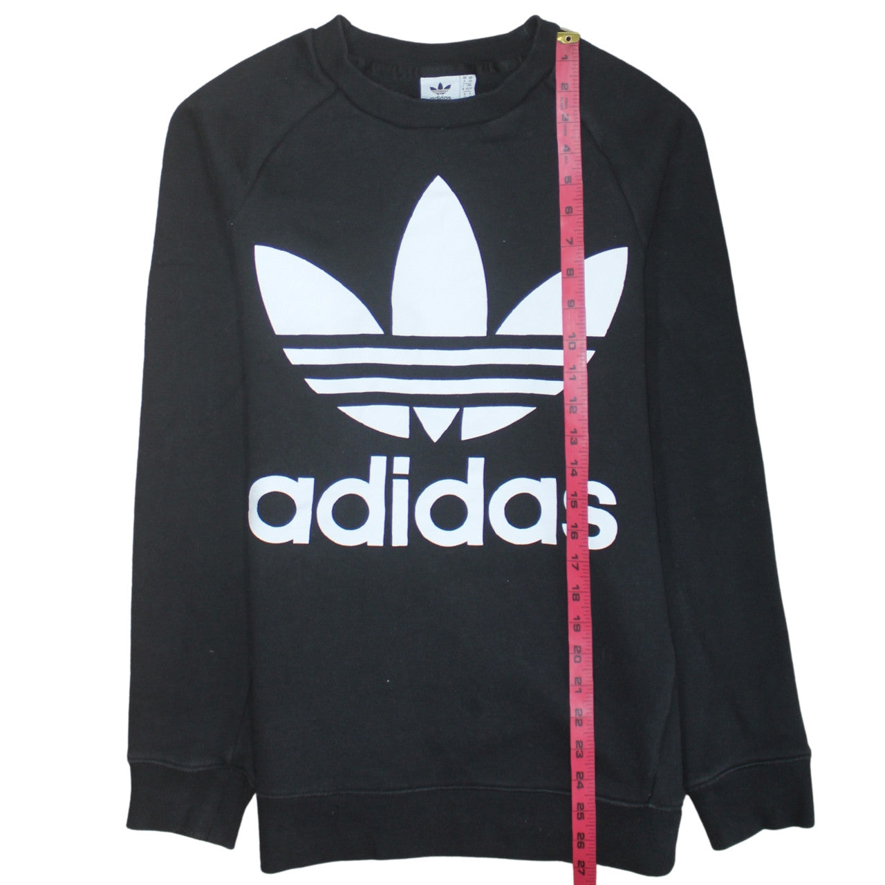 Womens UK Size XS adidas Black Pullover Sweatshirt