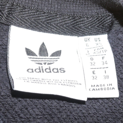 Womens UK Size XS adidas Black Pullover Sweatshirt