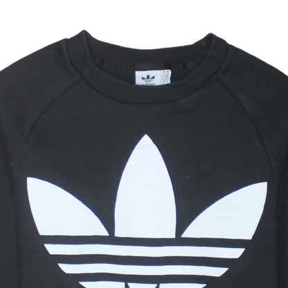 Womens UK Size XS adidas Black Pullover Sweatshirt