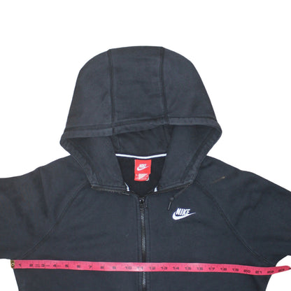Mens UK Size M Nike Black Full Zip Hoodie