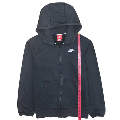 Mens UK Size M Nike Black Full Zip Hoodie