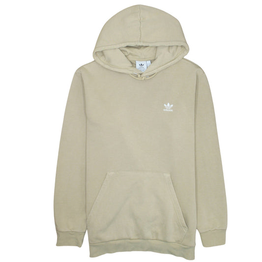 Mens UK Size L adidas Beige Pullover Hoodie
