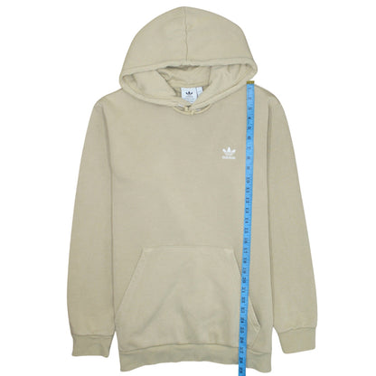 Mens UK Size L adidas Beige Pullover Hoodie