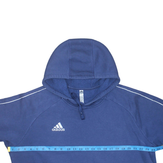 Mens UK Size XL adidas Blue Pullover Hoodie