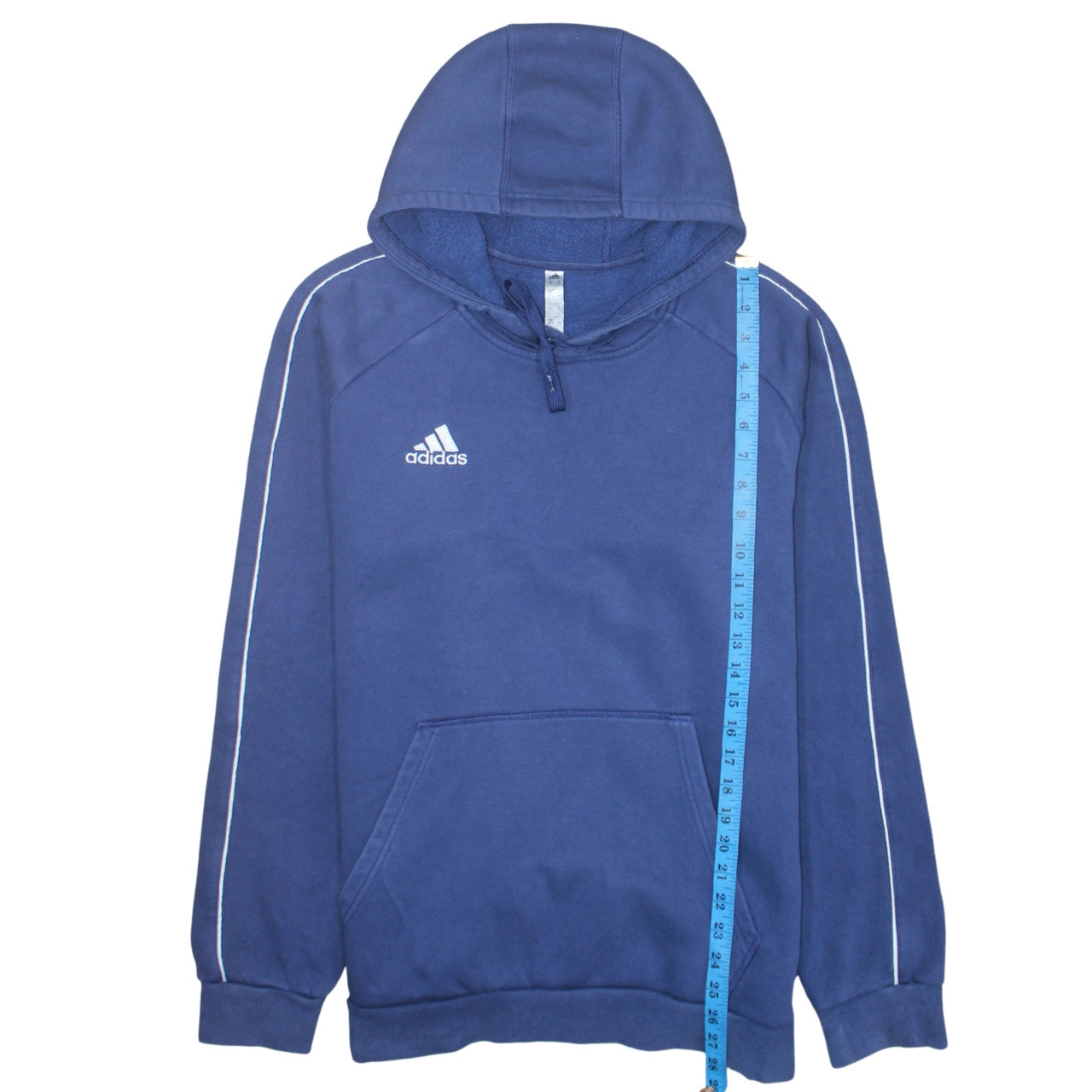 Mens UK Size XL adidas Blue Pullover Hoodie