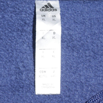 Mens UK Size XL adidas Blue Pullover Hoodie