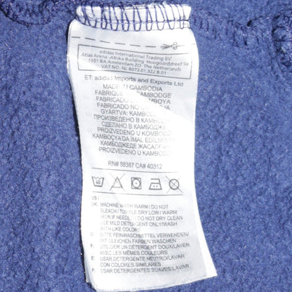 Mens UK Size XL adidas Blue Pullover Hoodie