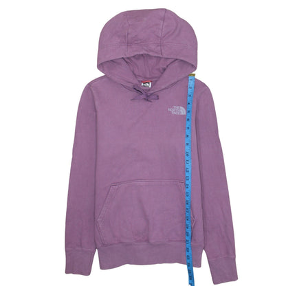 Womens UK Size S The North Face Purple Pullover Hoodie