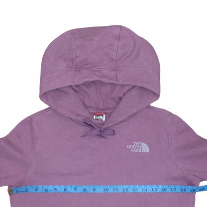 Womens UK Size S The North Face Purple Pullover Hoodie
