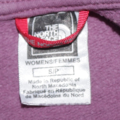Womens UK Size S The North Face Purple Pullover Hoodie