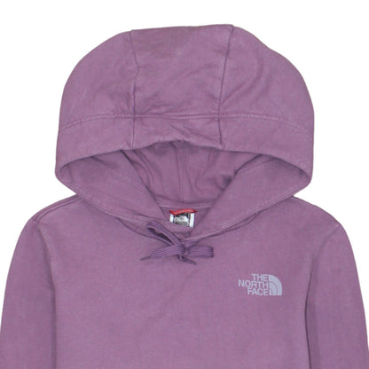 Womens UK Size S The North Face Purple Pullover Hoodie