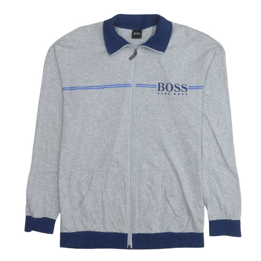 Mens UK Size L HUGO BOSS Grey Gym & Training Running & Jogging Walking Jacket