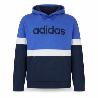 Mens UK Size S adidas Blue Pullover Hoodie