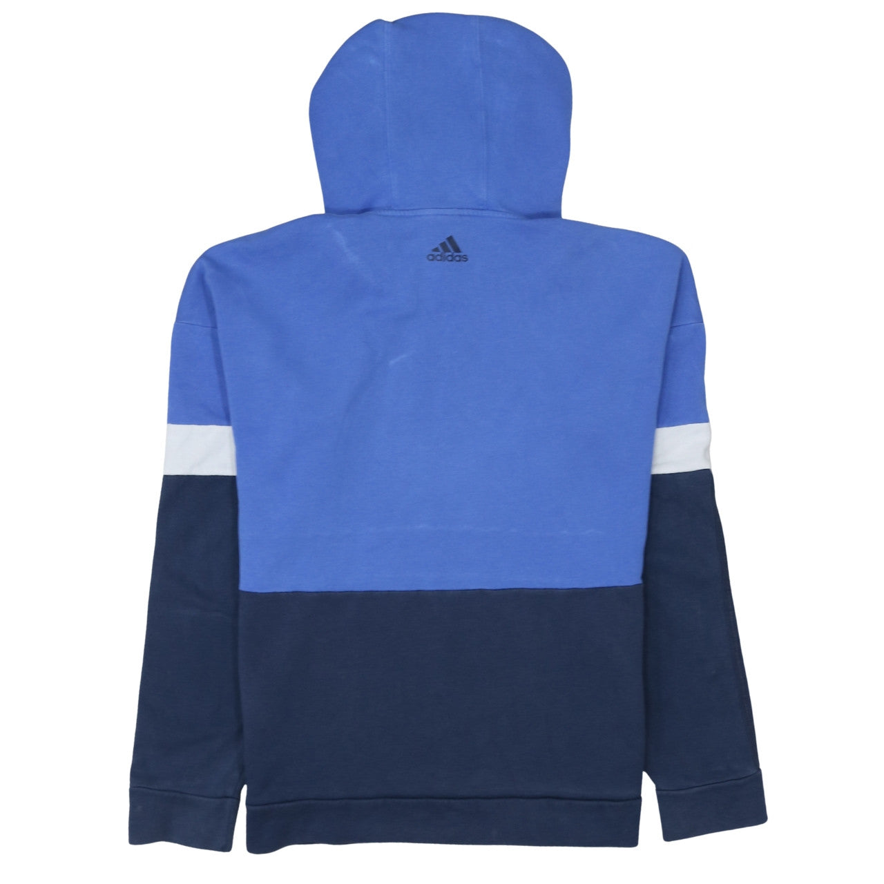 Mens UK Size S adidas Blue Pullover Hoodie