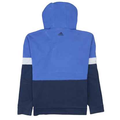 Mens UK Size S adidas Blue Pullover Hoodie