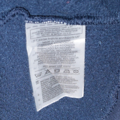 Mens UK Size S adidas Blue Pullover Hoodie