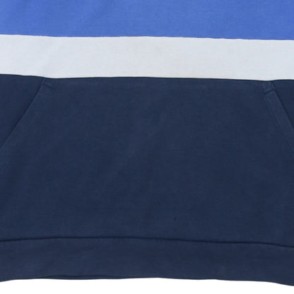 Mens UK Size S adidas Blue Pullover Hoodie