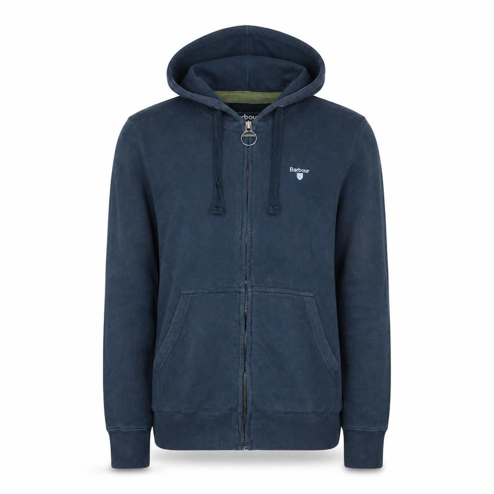 Mens UK Size S Barbour Blue Full Zip Hoodie