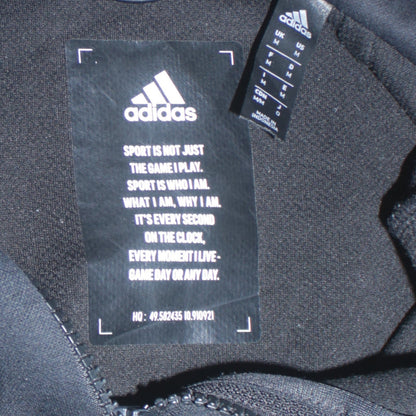 Mens UK Size M adidas Black Full Zip Hoodie