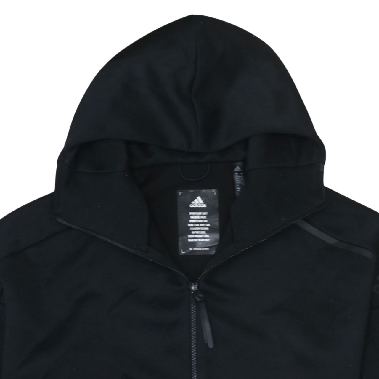 Mens UK Size M adidas Black Full Zip Hoodie