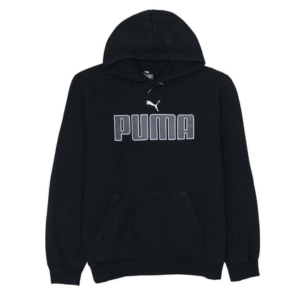 Mens UK Size L PUMA Black Pullover Hoodie