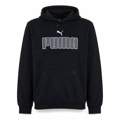 Mens UK Size L PUMA Black Pullover Hoodie